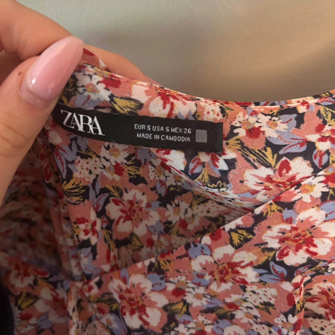 Blommig topp Zara  - 2