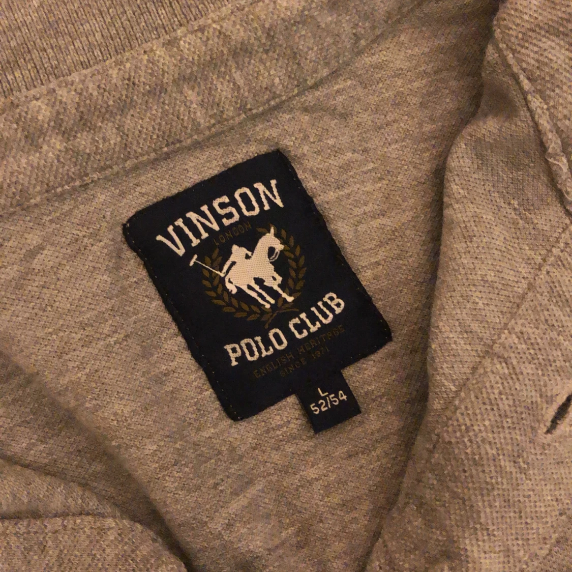 Grå pikétröja från Vinson Polo Club - 2