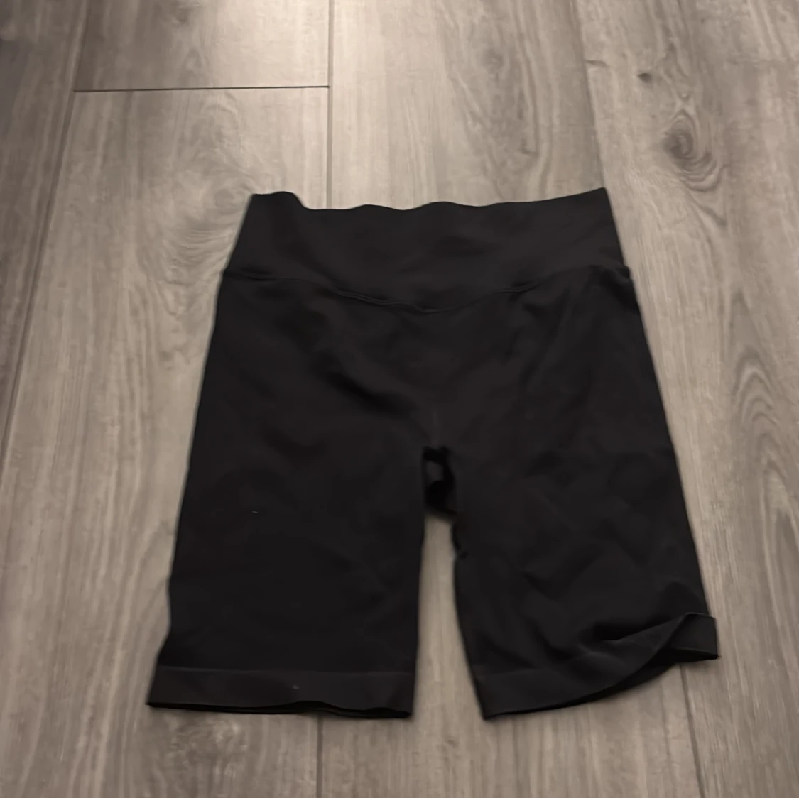 Svarta ribbade cykelshorts New Apparel - 1