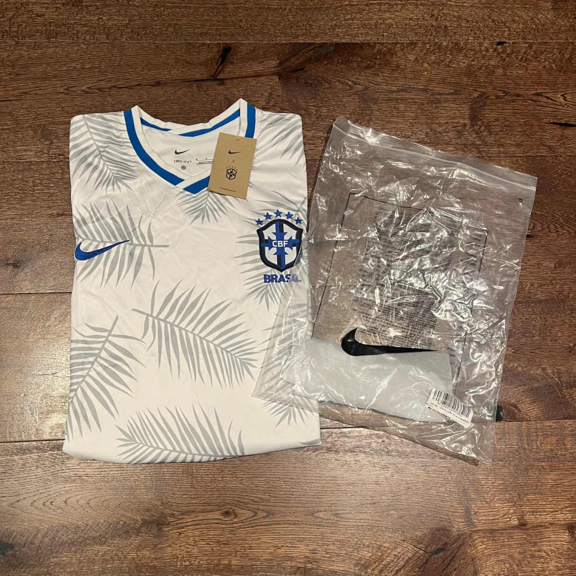 Vit Brasilien fotbollströja Nike