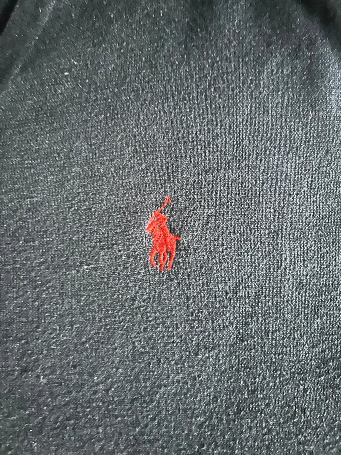 Marinblå v-ringad tröja Polo Ralph Lauren - 2