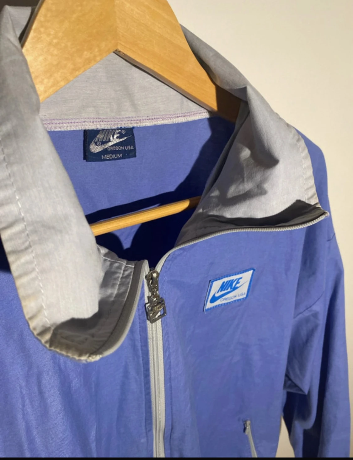 Blå vintage vindjacka från Nike - 1