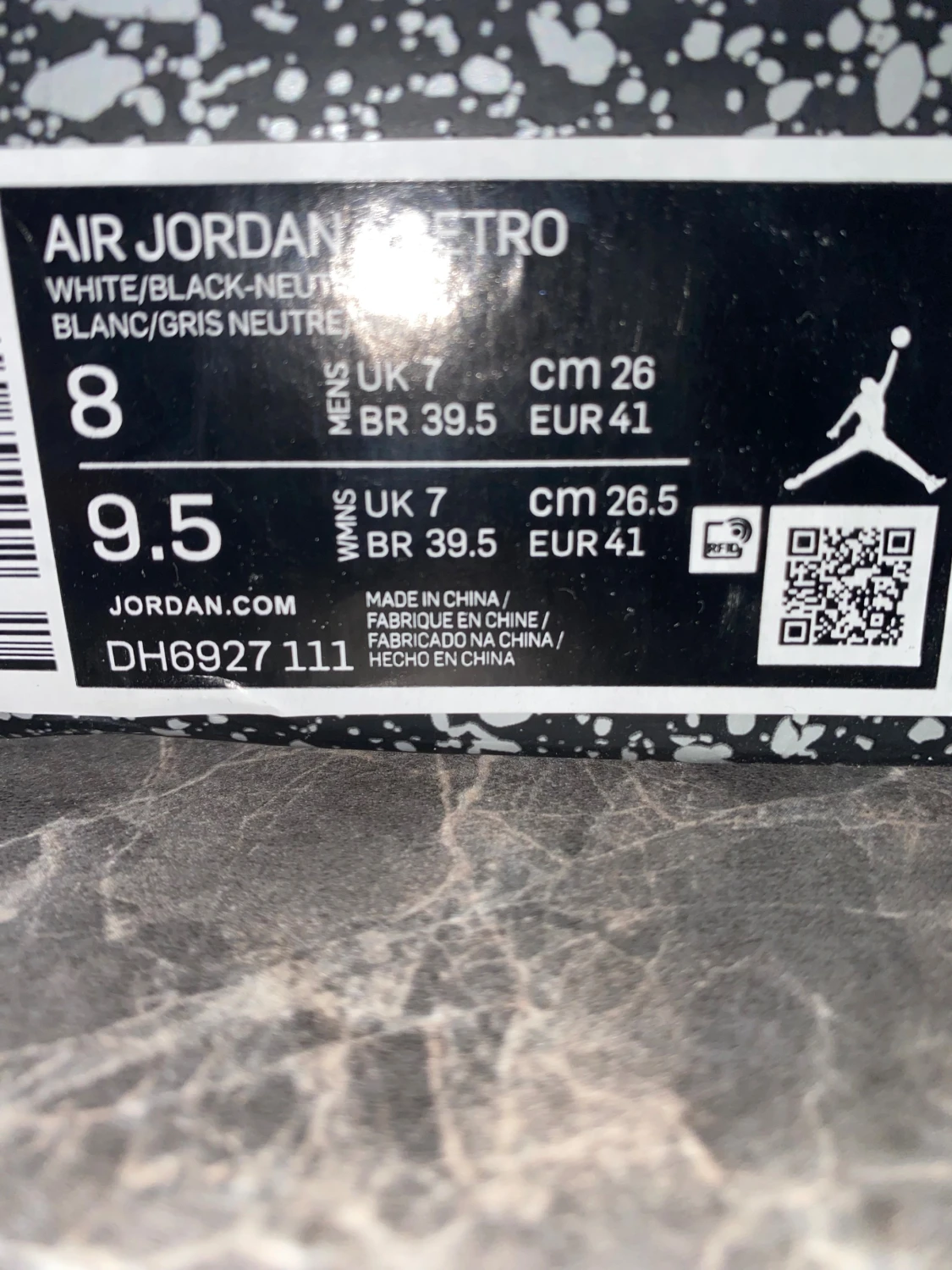 Nike Air Jordan 4 Retro White/Black - 2