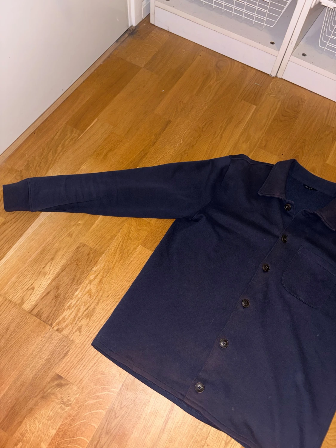 Mörkblå overshirt från Riley - 3