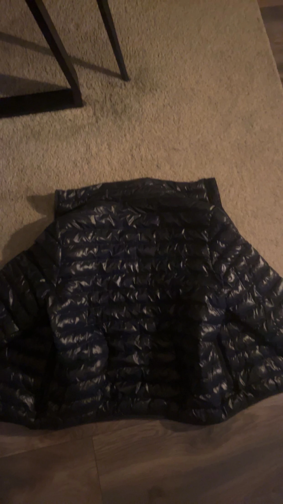 Mörkblå peak performance pufferjacka med dragkedjor - 6