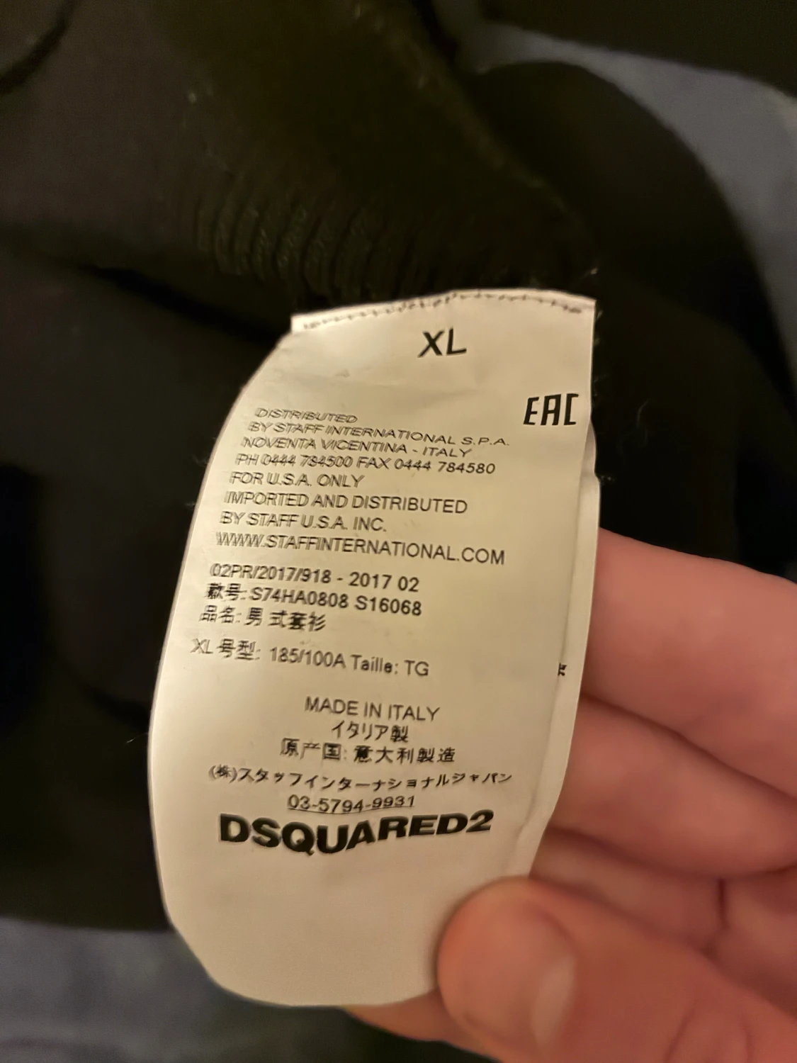 Svart Dsquared2 tröja  - 4