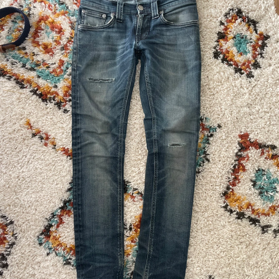 Nudie Jeans tighta blå jeans 24/30 - 1