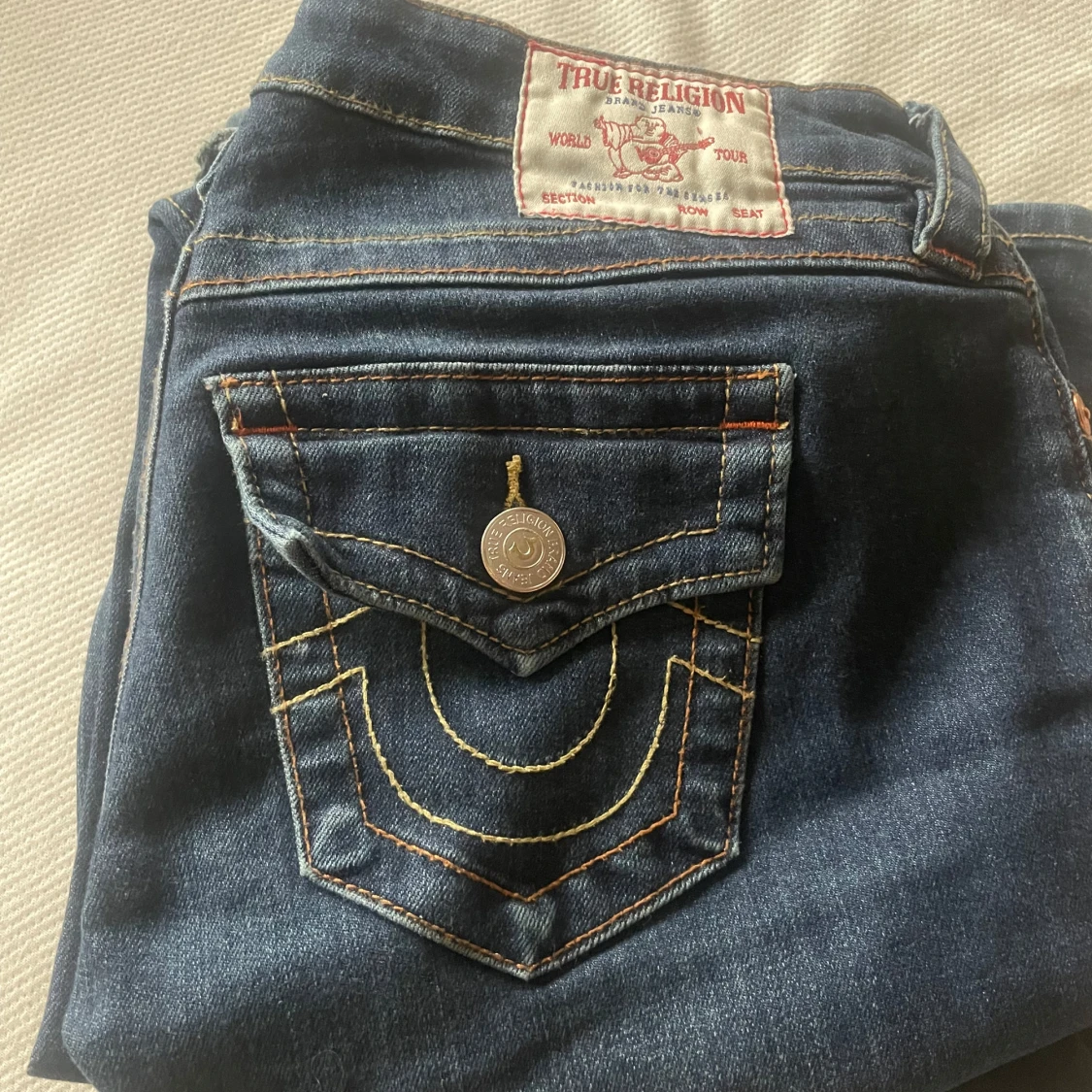 True Religion Joey Low Rise Flare Jeans - 2