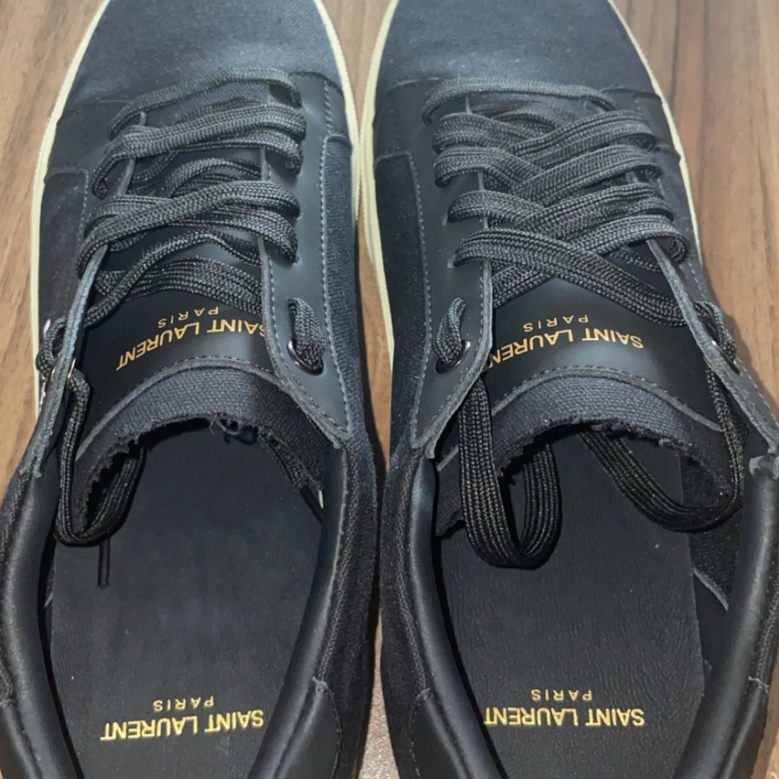 Svarta Saint Laurent sneakers - 4