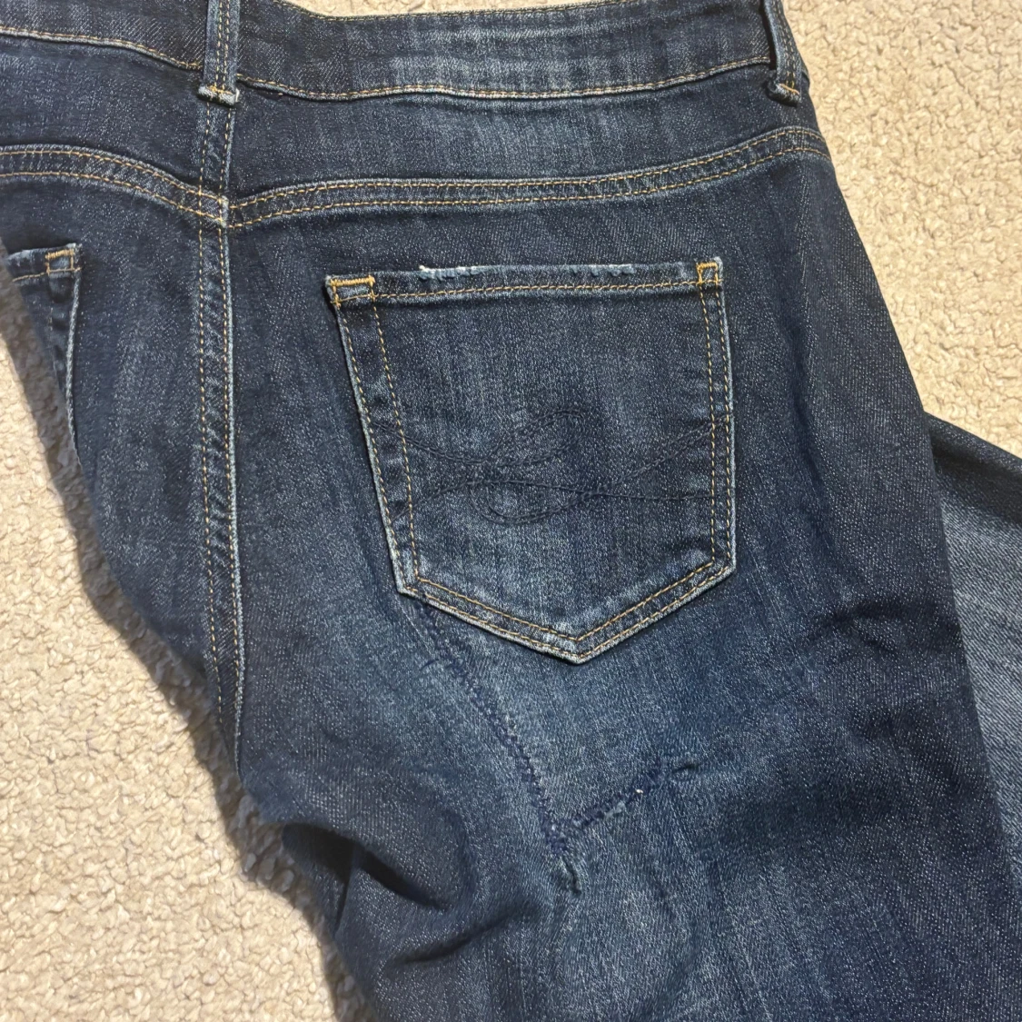 Mörkblå bootcut jeans Esprit - 2