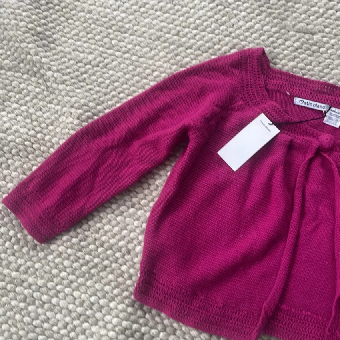  Söt Mörkrosa kofta/bolero från Matin Blanc - 3