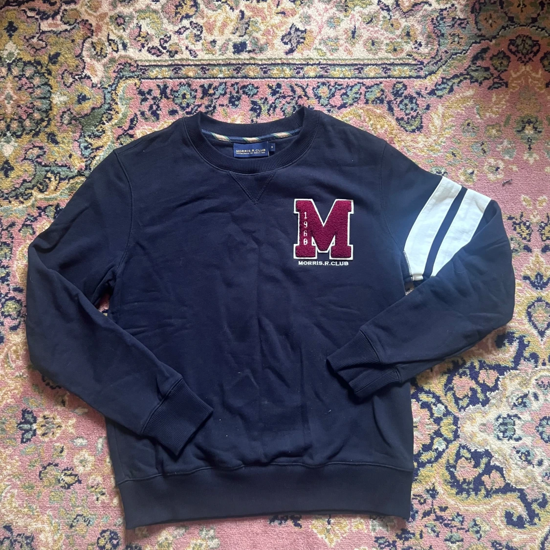 Mörkblå sweatshirt Morris R. Club S