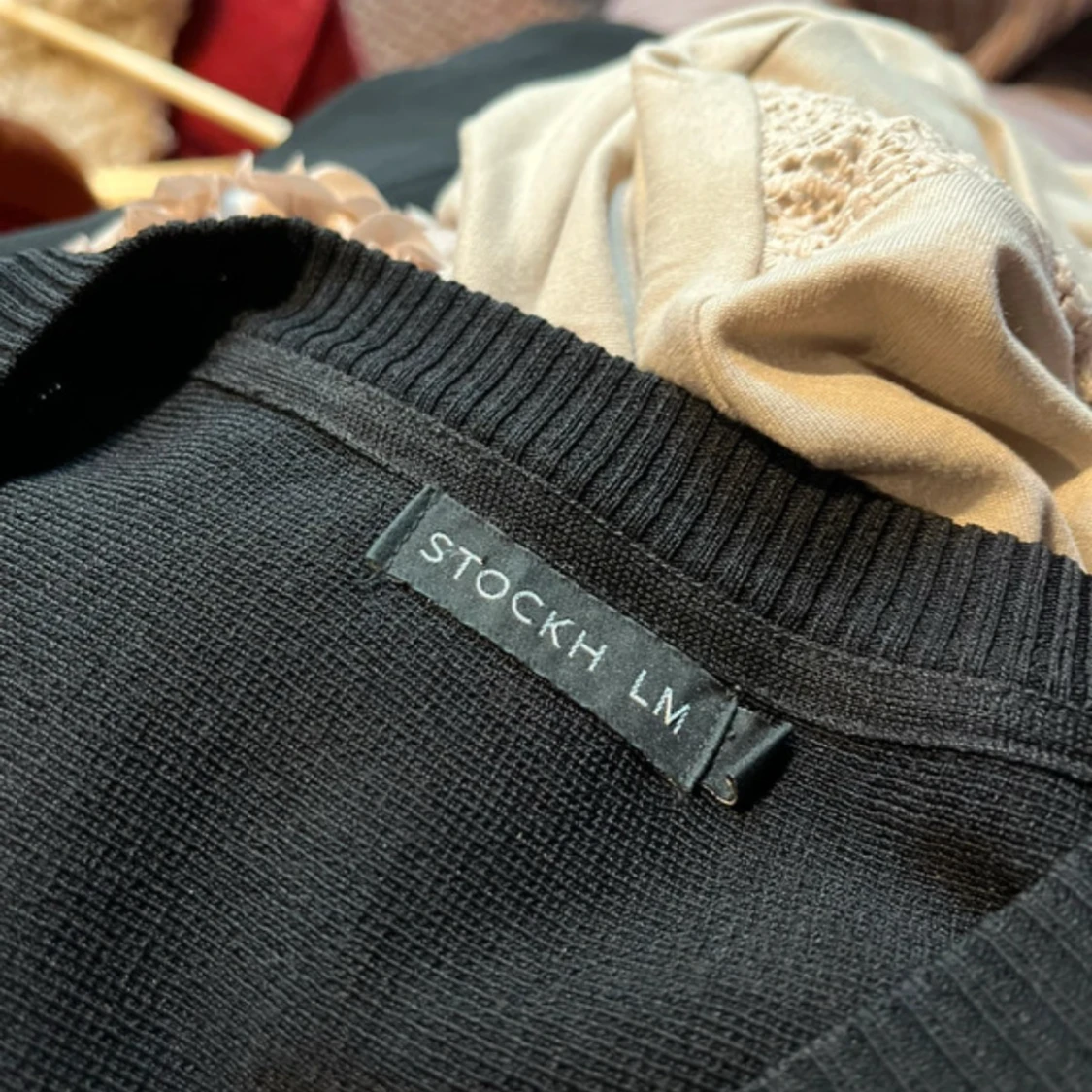 Svart stickad topp från Stockh LM - 3