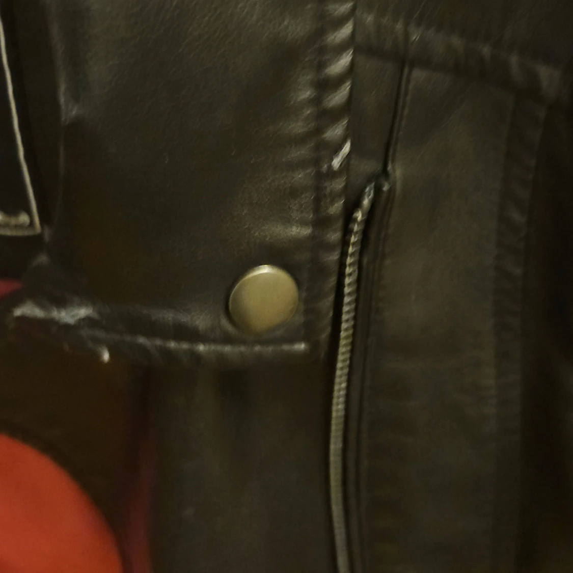 Svart skinnjacka Vintage Style 158 - 3