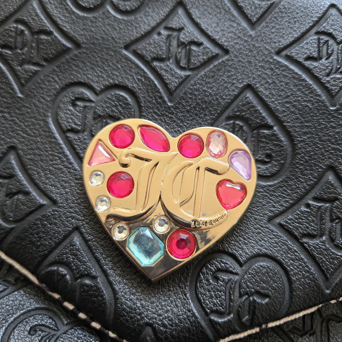 Svart axelväska Juicy Couture hjärtdetalj - 2