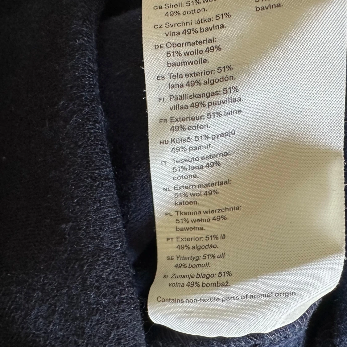 Mörkblå långärmad tröja från Arket - 4