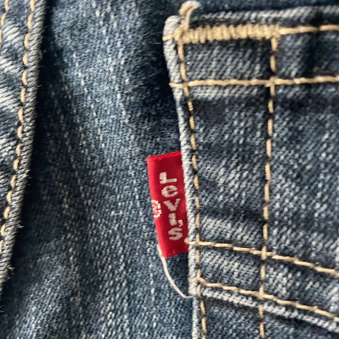 Levi's jeanskjol med volangkant - 3
