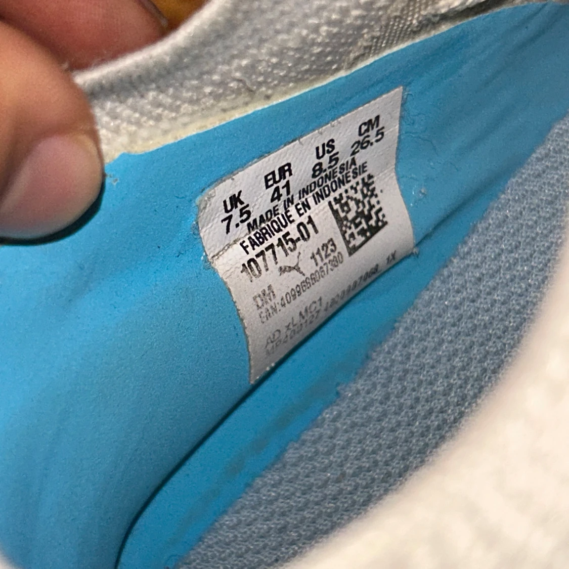 Puma vita fotbollsskor med rosa dobbar - 4