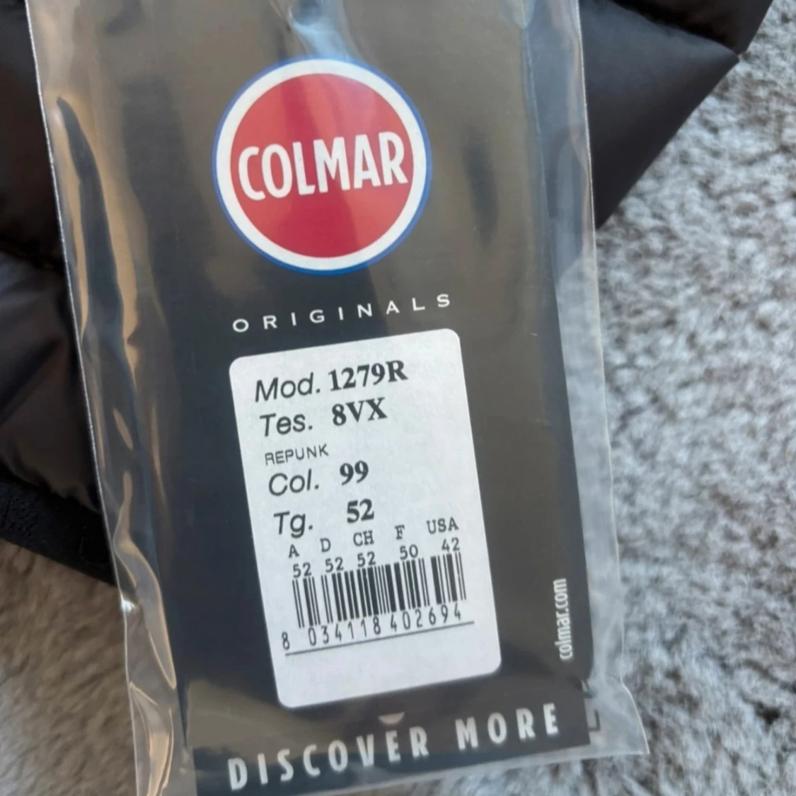 Svart dunjacka från Colmar - 2