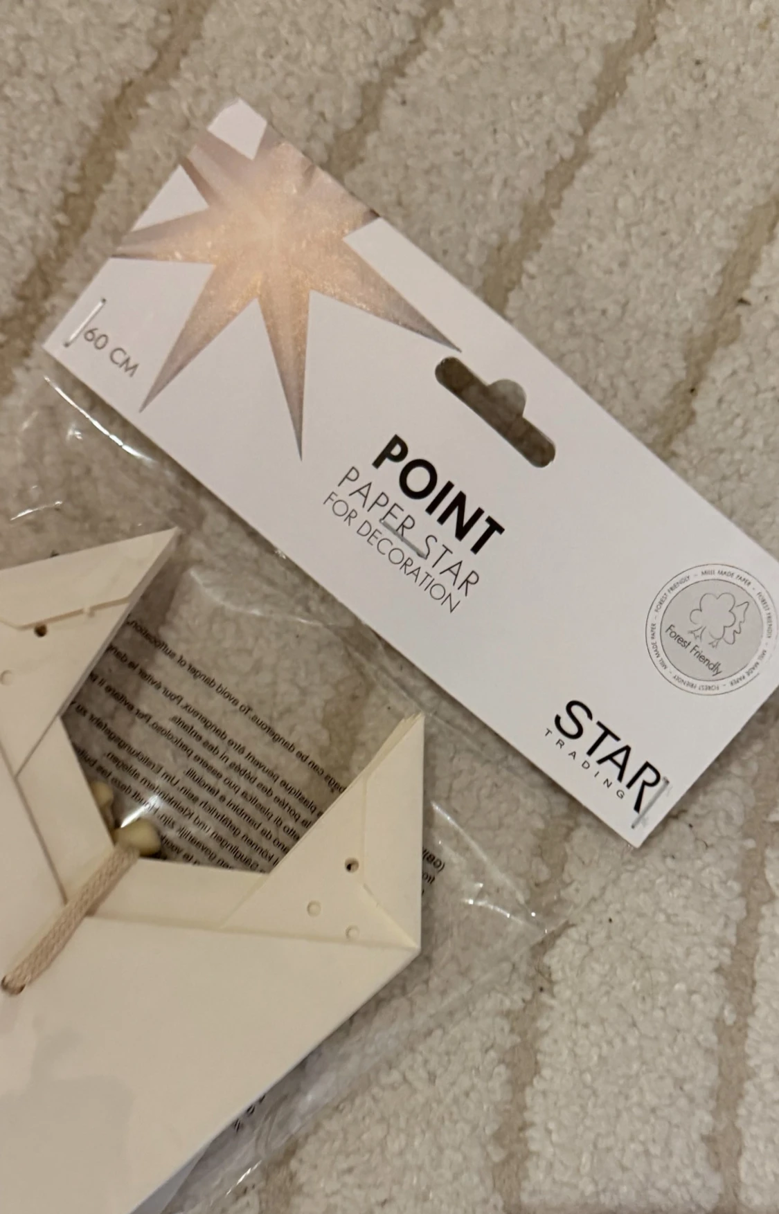 Point Paper Star 60 cm - 4