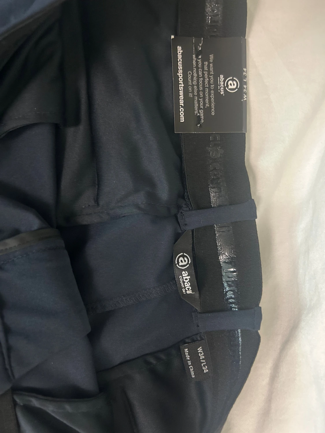 Mörkblå byxor från Abacus W34 L34 - 1