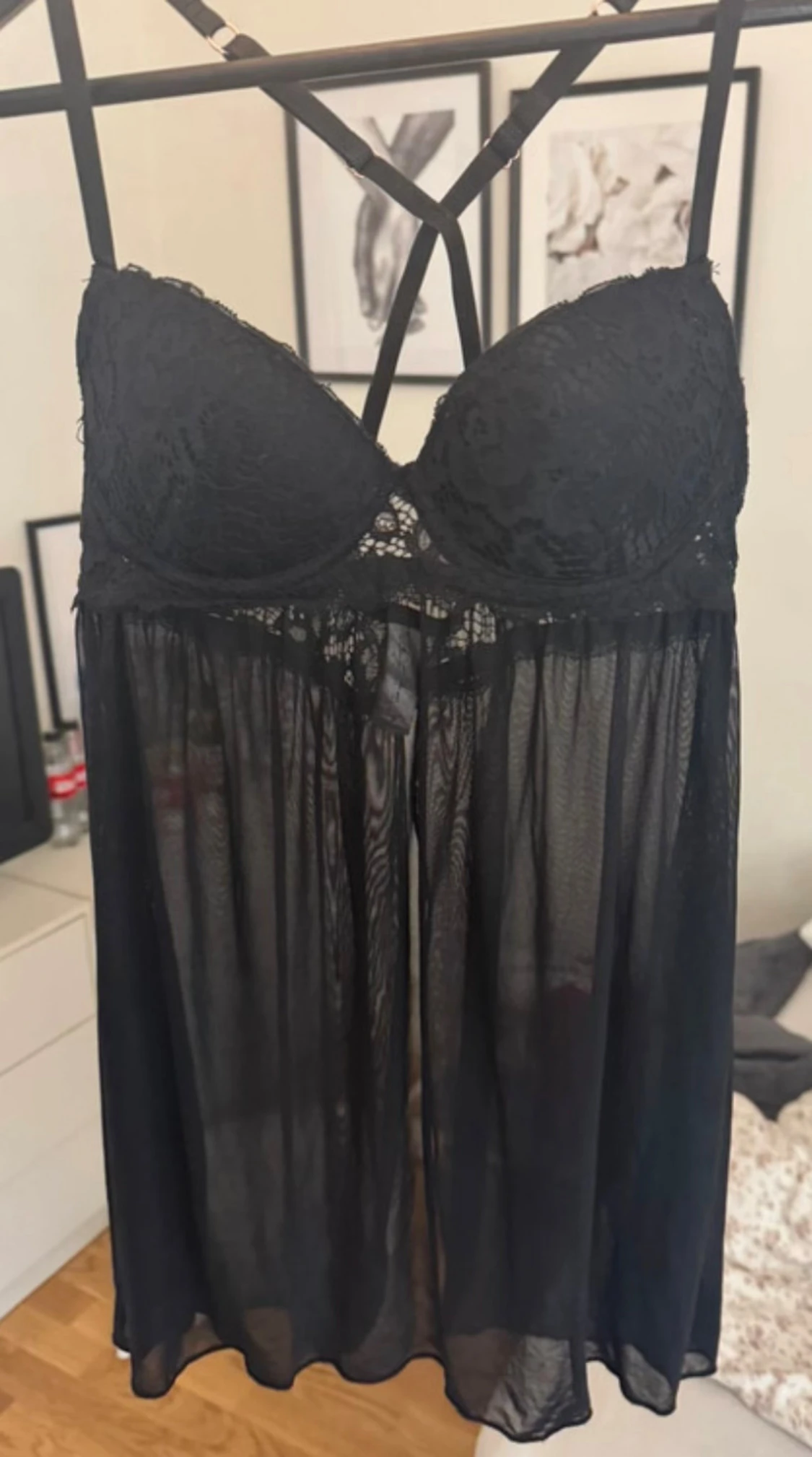 Svart spetsklänning Marilyn Monroe S