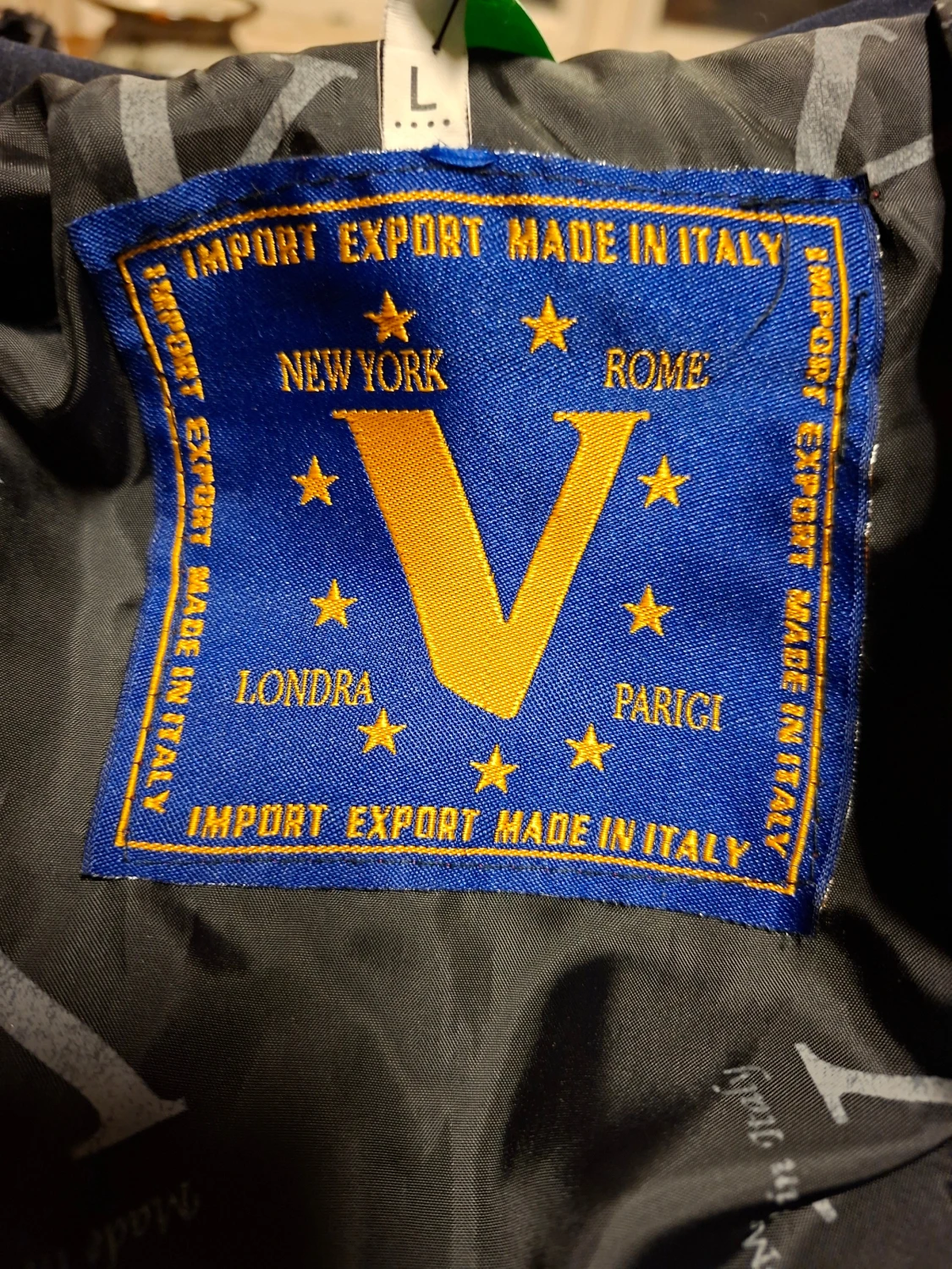 Mörkblå mockajacka från V Import Export - 3