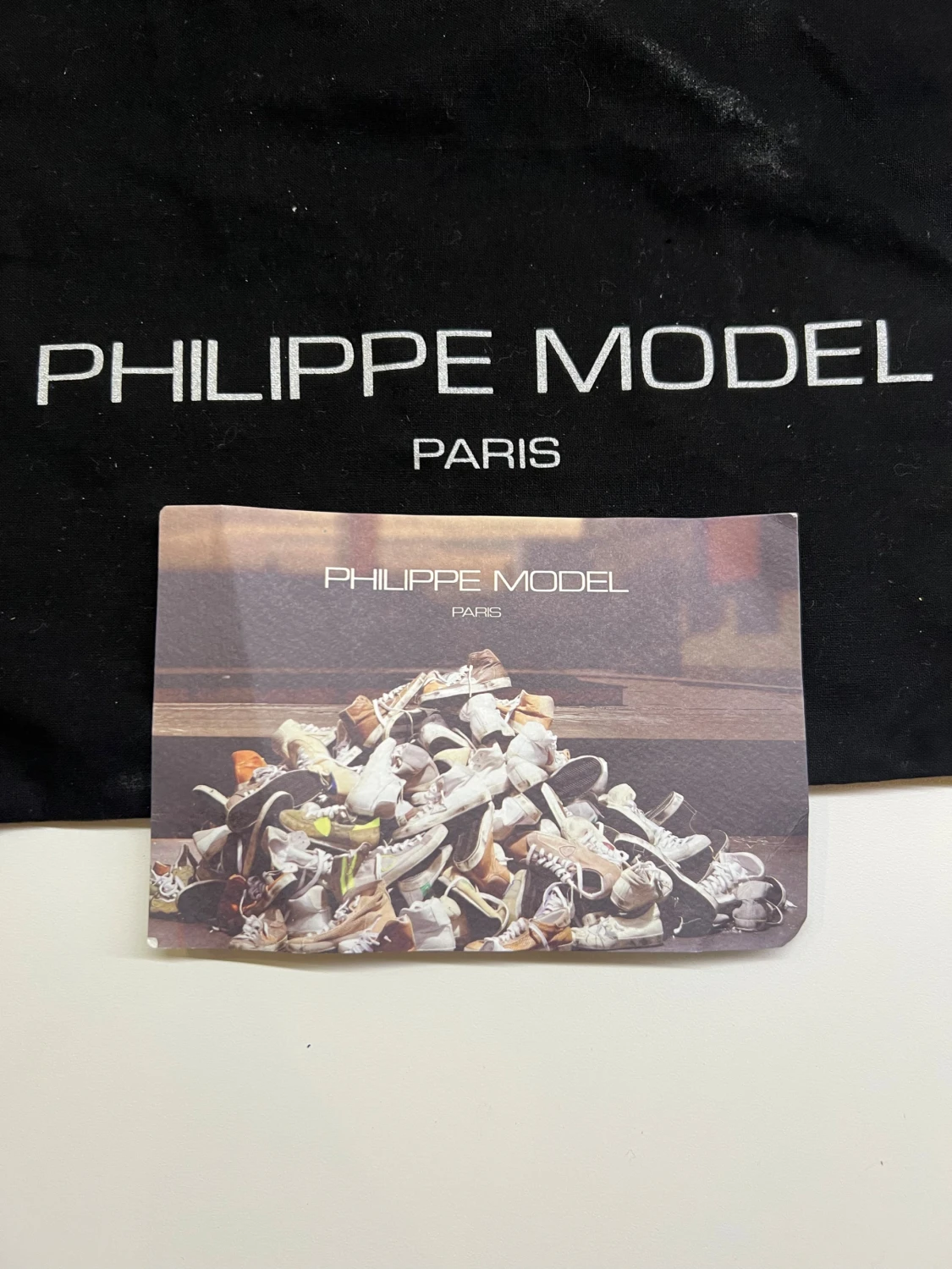 Philippe Model vita sneakers i skinn - 4