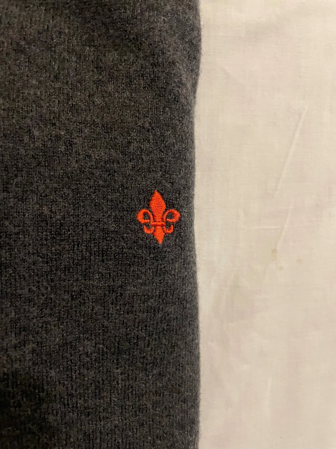 Mörkgrå merinoullströja Morris s - 3