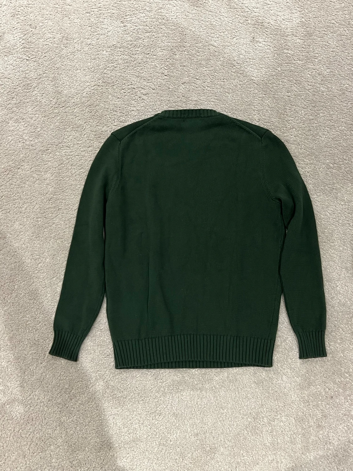 Mörkgrön stickad tröja Polo Ralph Lauren - 1