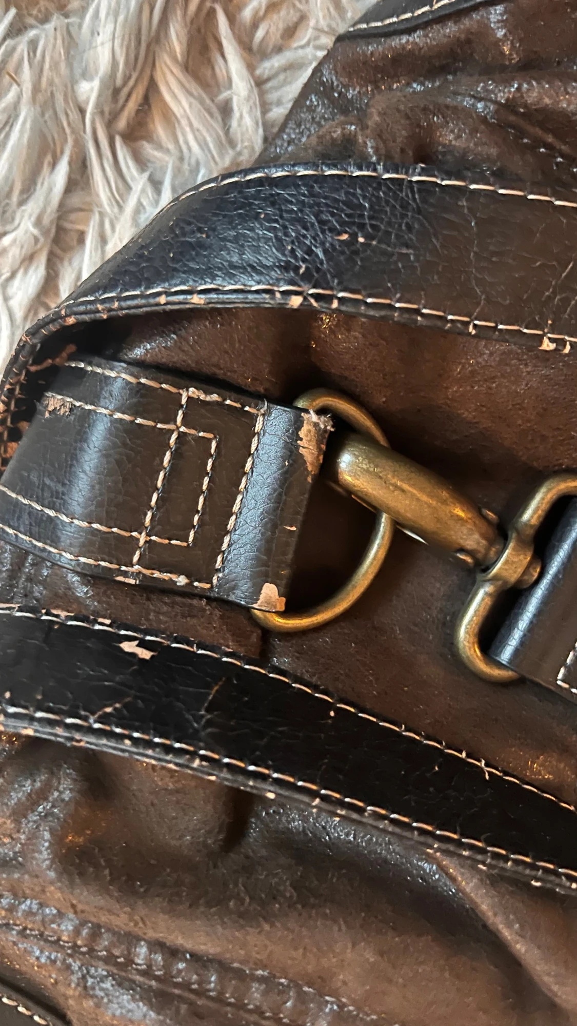 Brun axelväska från Martti - 5