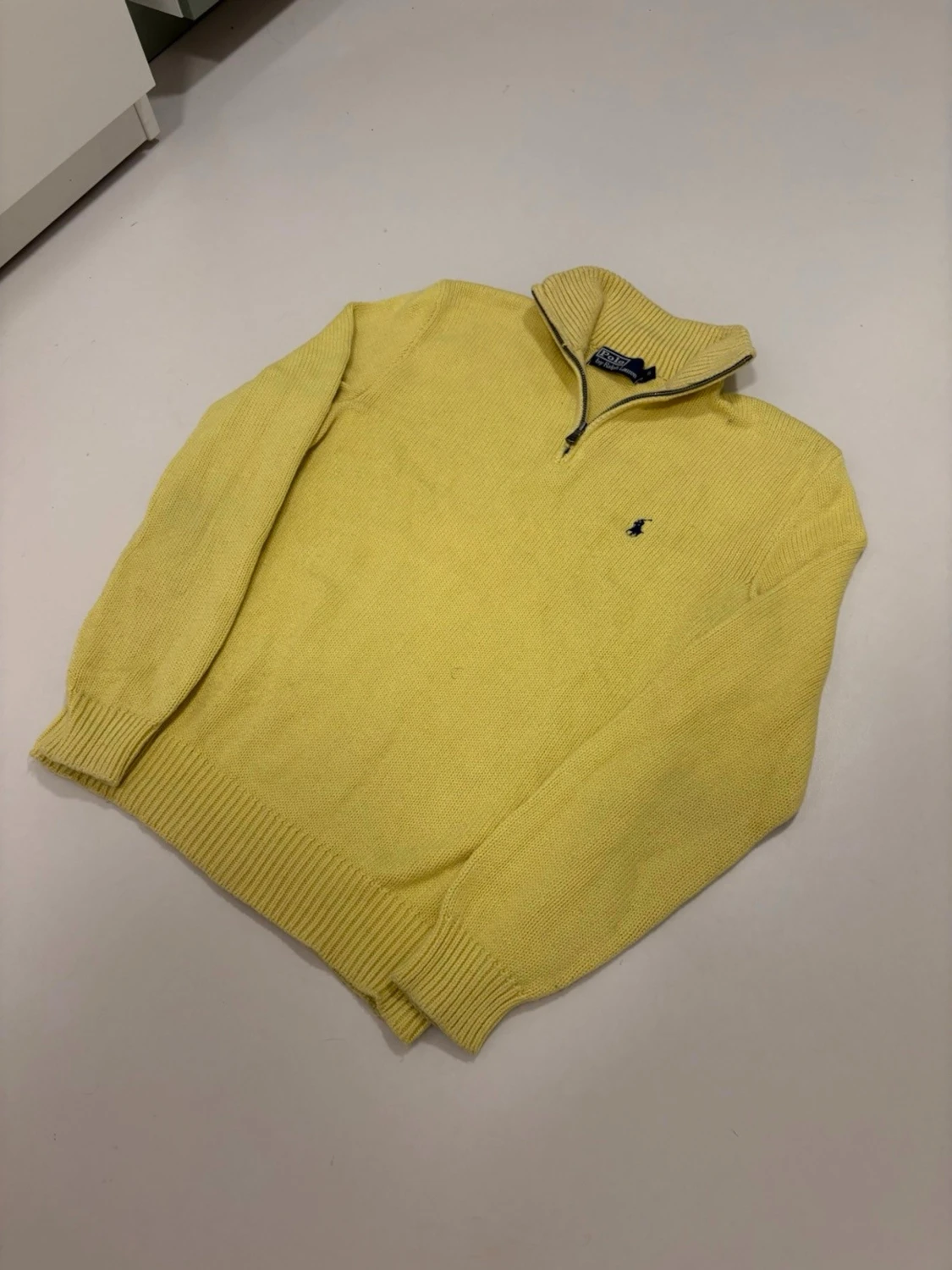 Stickad Ralph Lauren halv zip - 3