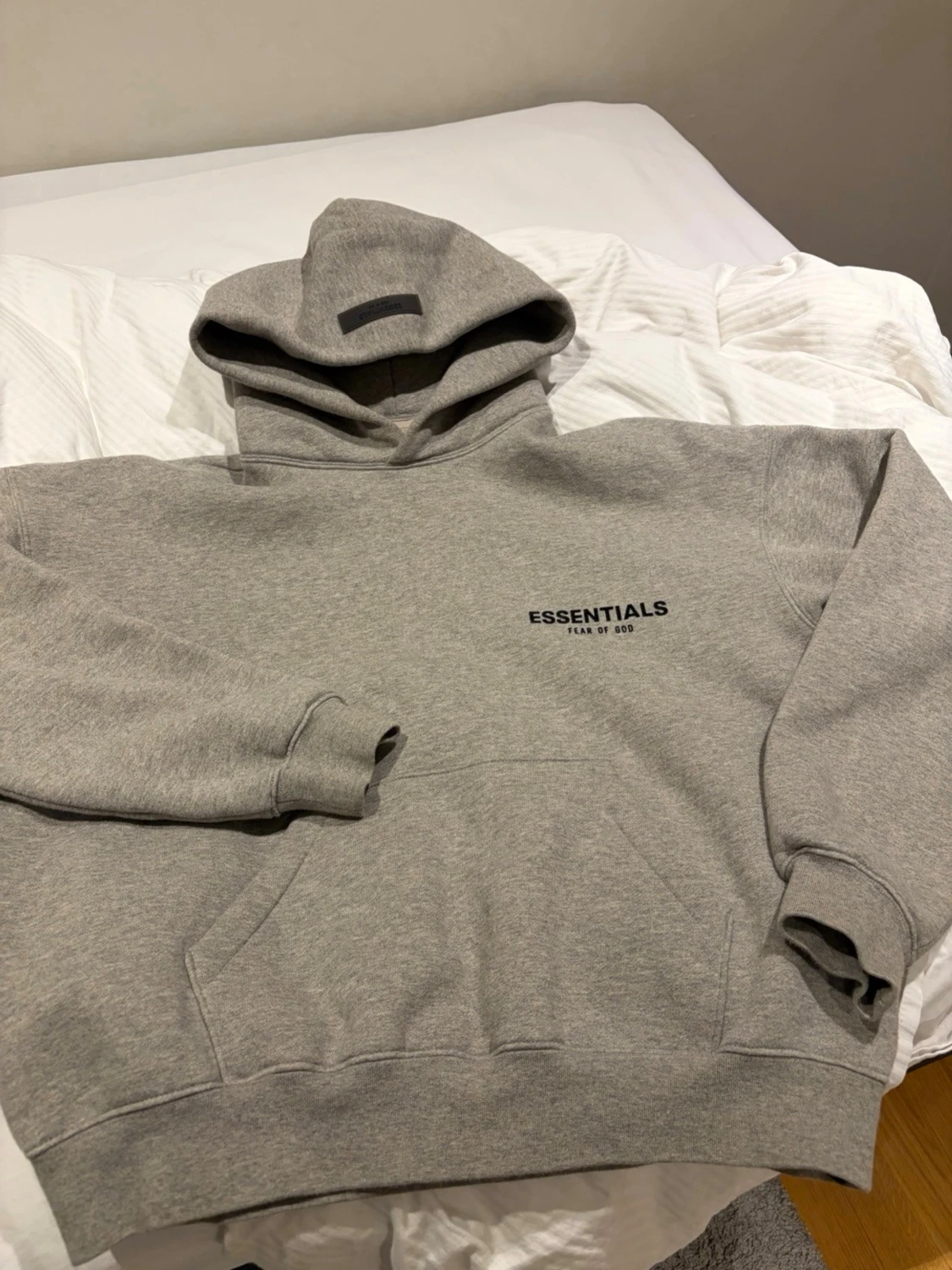 Dark oatmeal Essentials Fear of God hoodie - 2