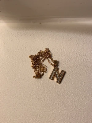 N-halsband - guld halsband