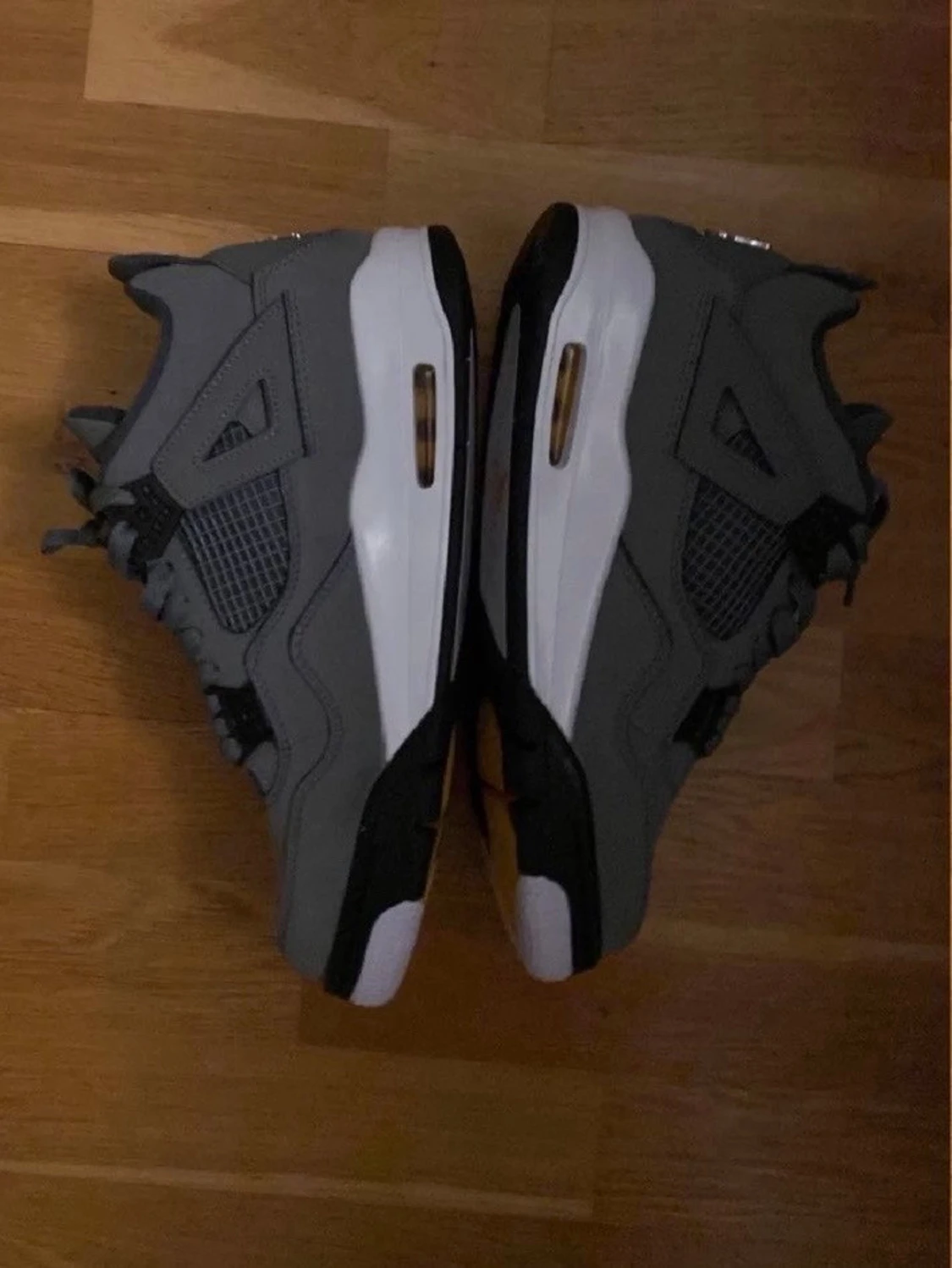Air Jordan 4 Retro mörkgrå sneakers - 1