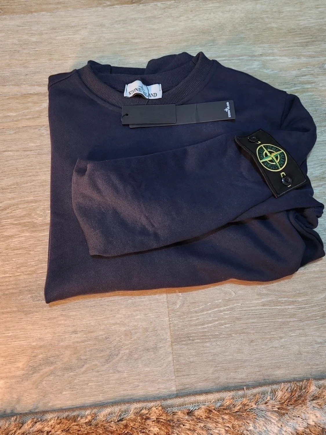 Mörkblå sweatshirt - 1