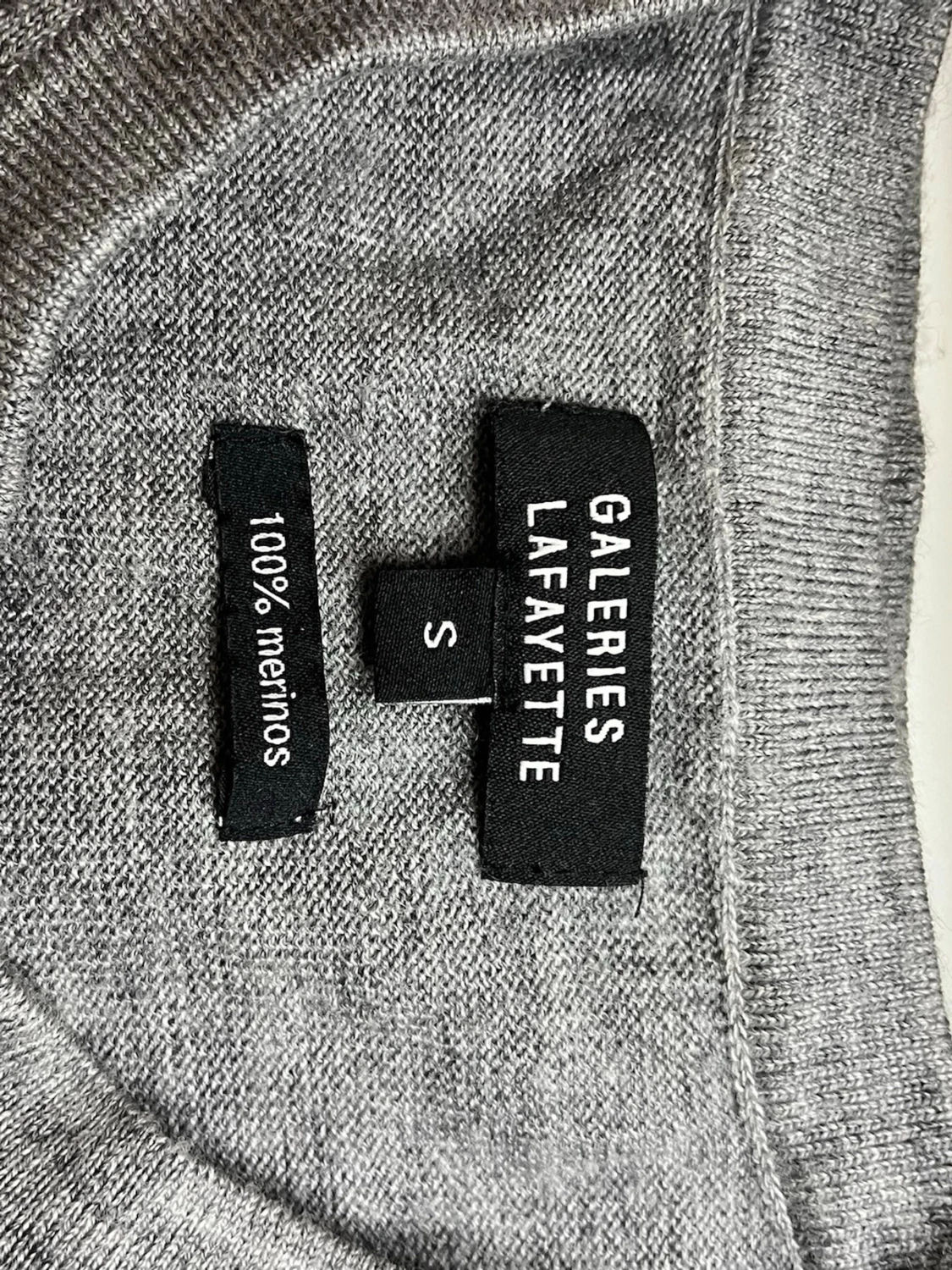 Grå merinoulltröja Galeries Lafayette - 1