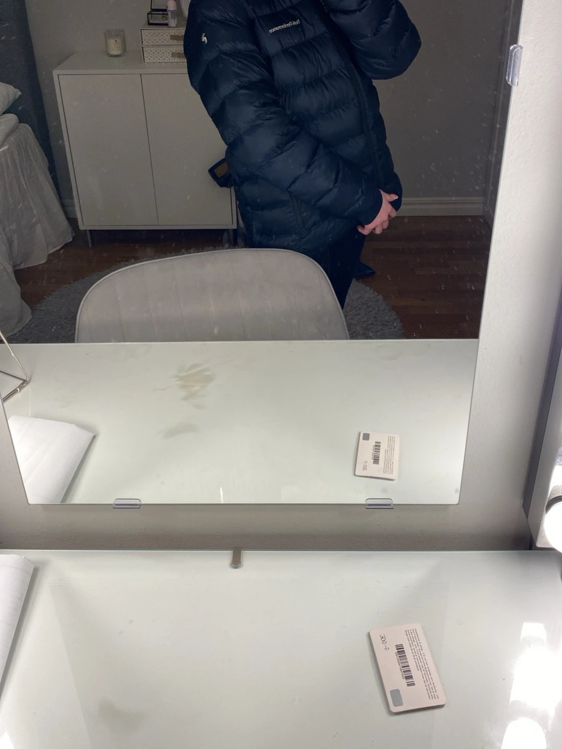 Mörkblå dunjacka från Peak Performance