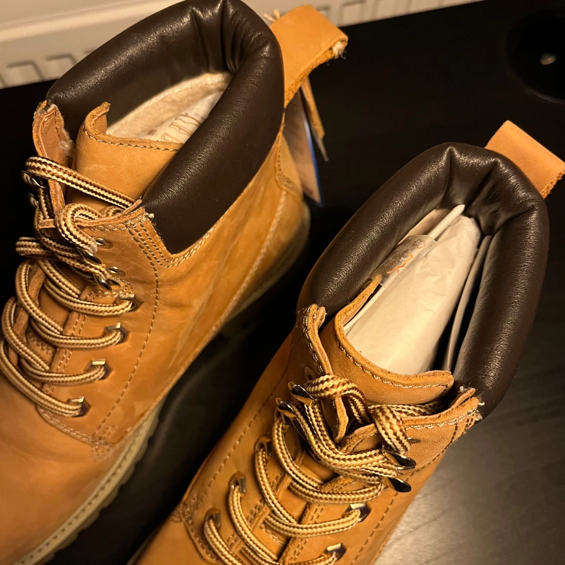 Beiga skinnkängor från Pace strl 43 - 3