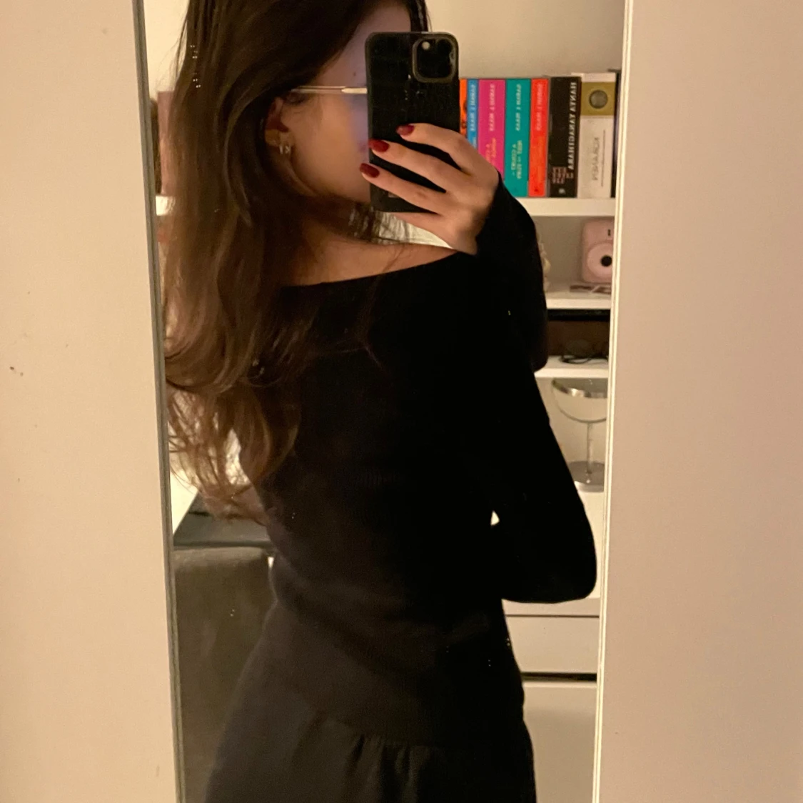 Svart offshoulder tröja - 2