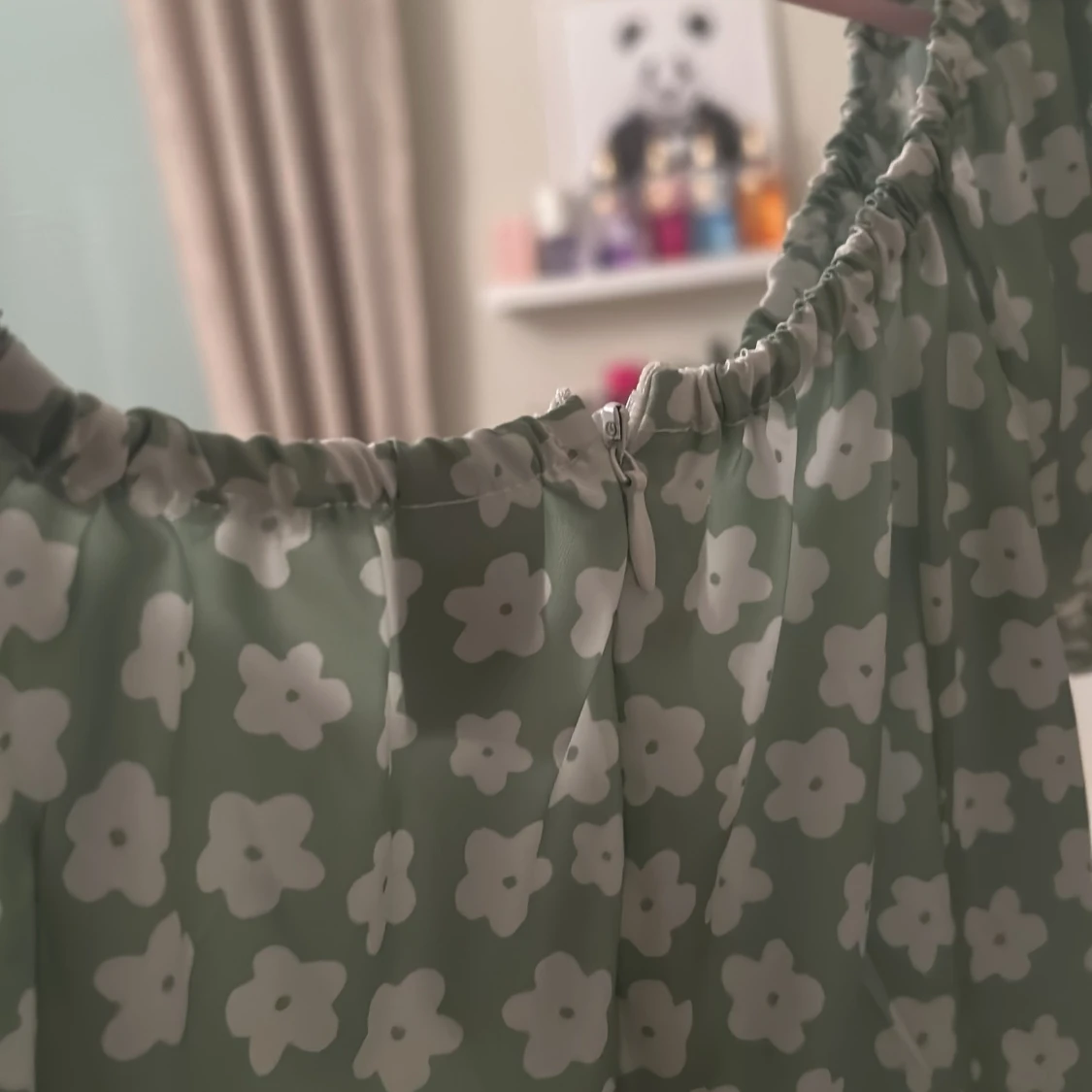 Grön blommig klänning från SHEIN - 3