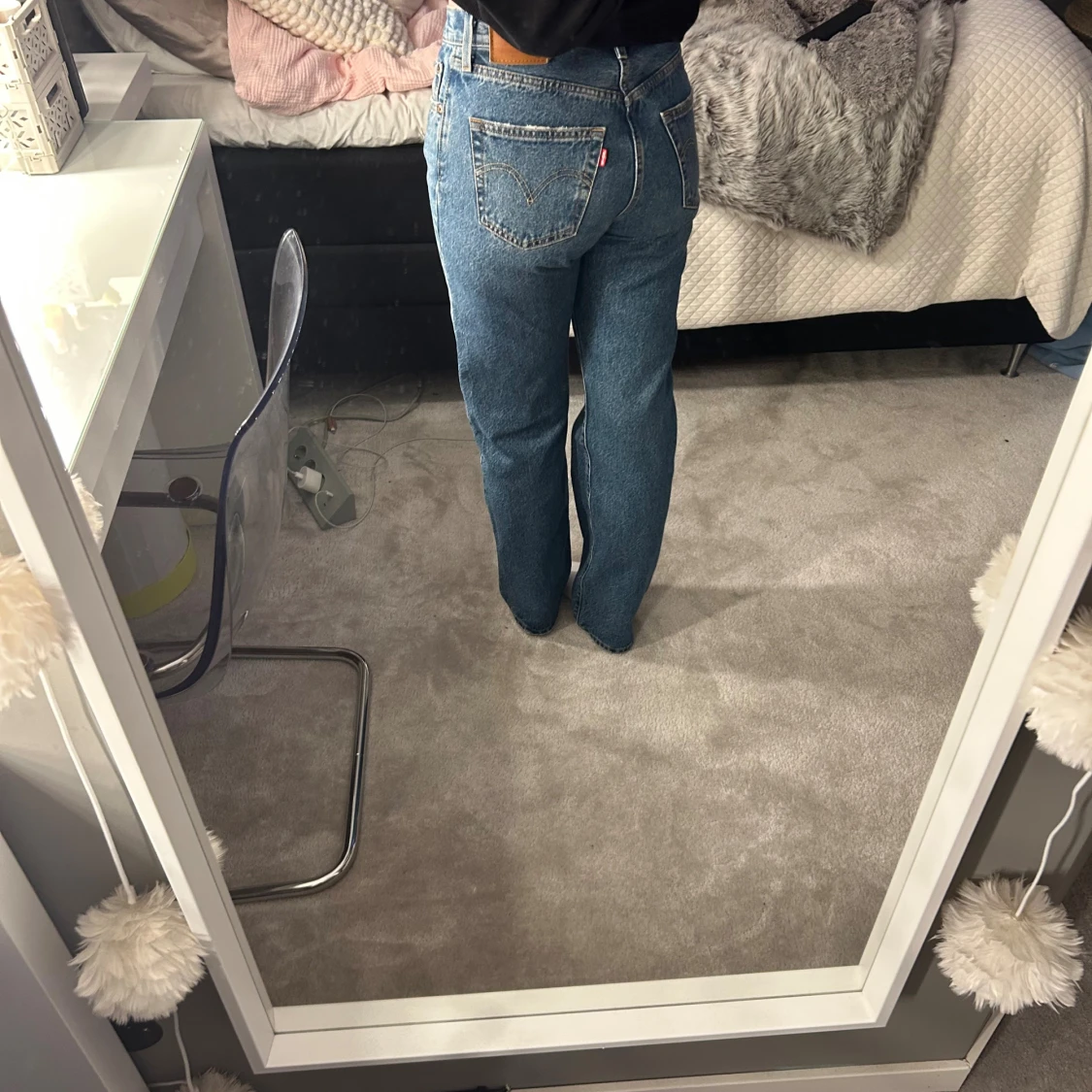 Levi's 501 blå jeans W26 L32 - 1