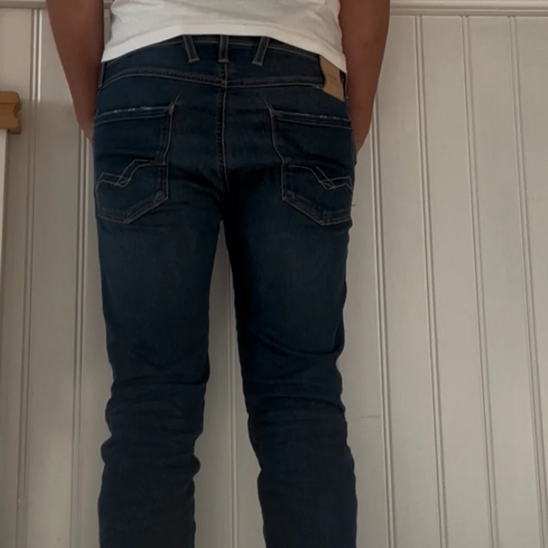 Blå slim fit jeans från Replay - 2