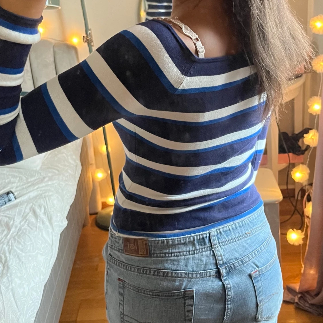 Randig långärmad topp från H&M - 2