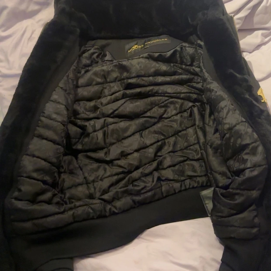 Svart pufferjacka Moose Knuckles - 2