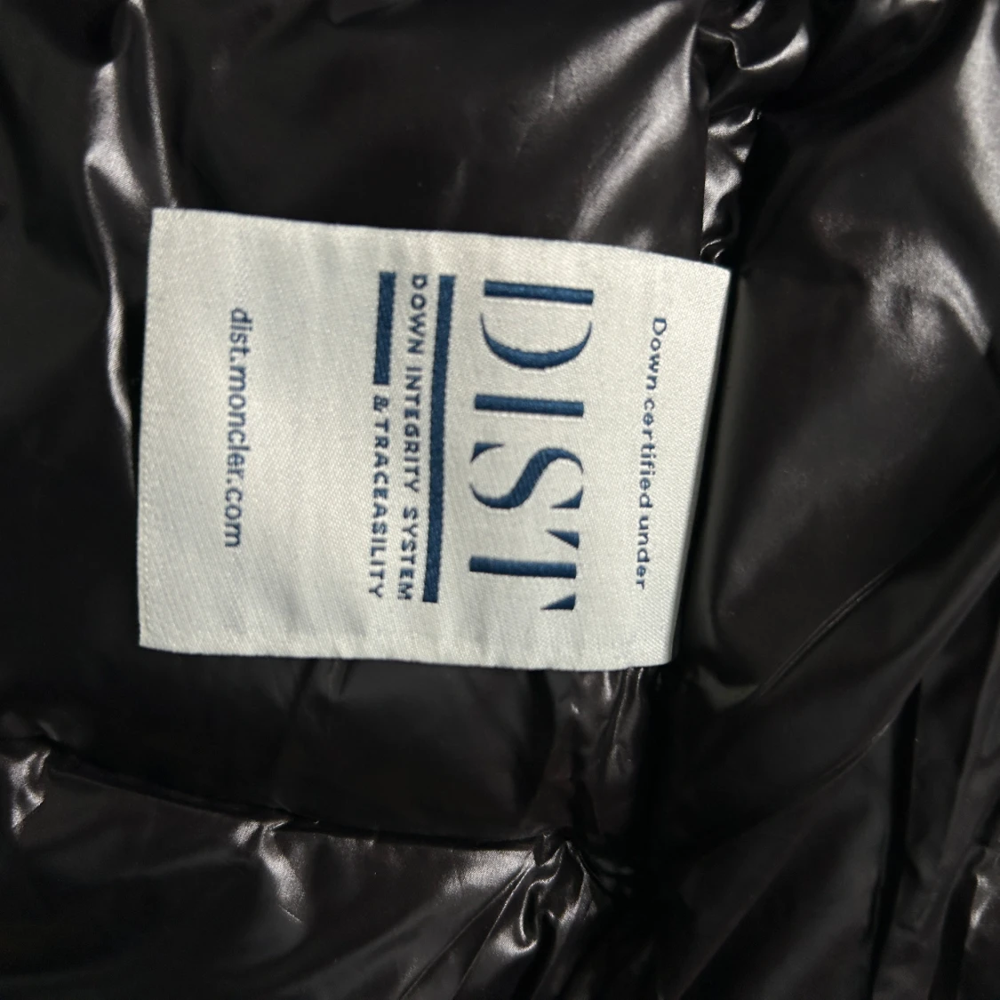 Svart Moncler pufferjacka med dragkedja - 4