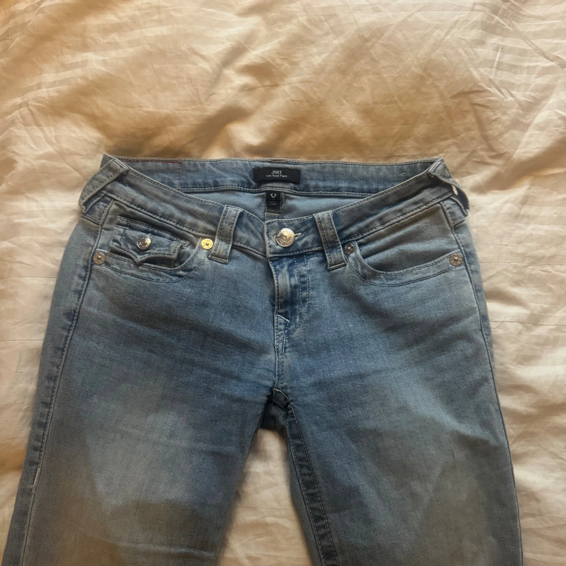 True Religion ljusblå bootcut jeans