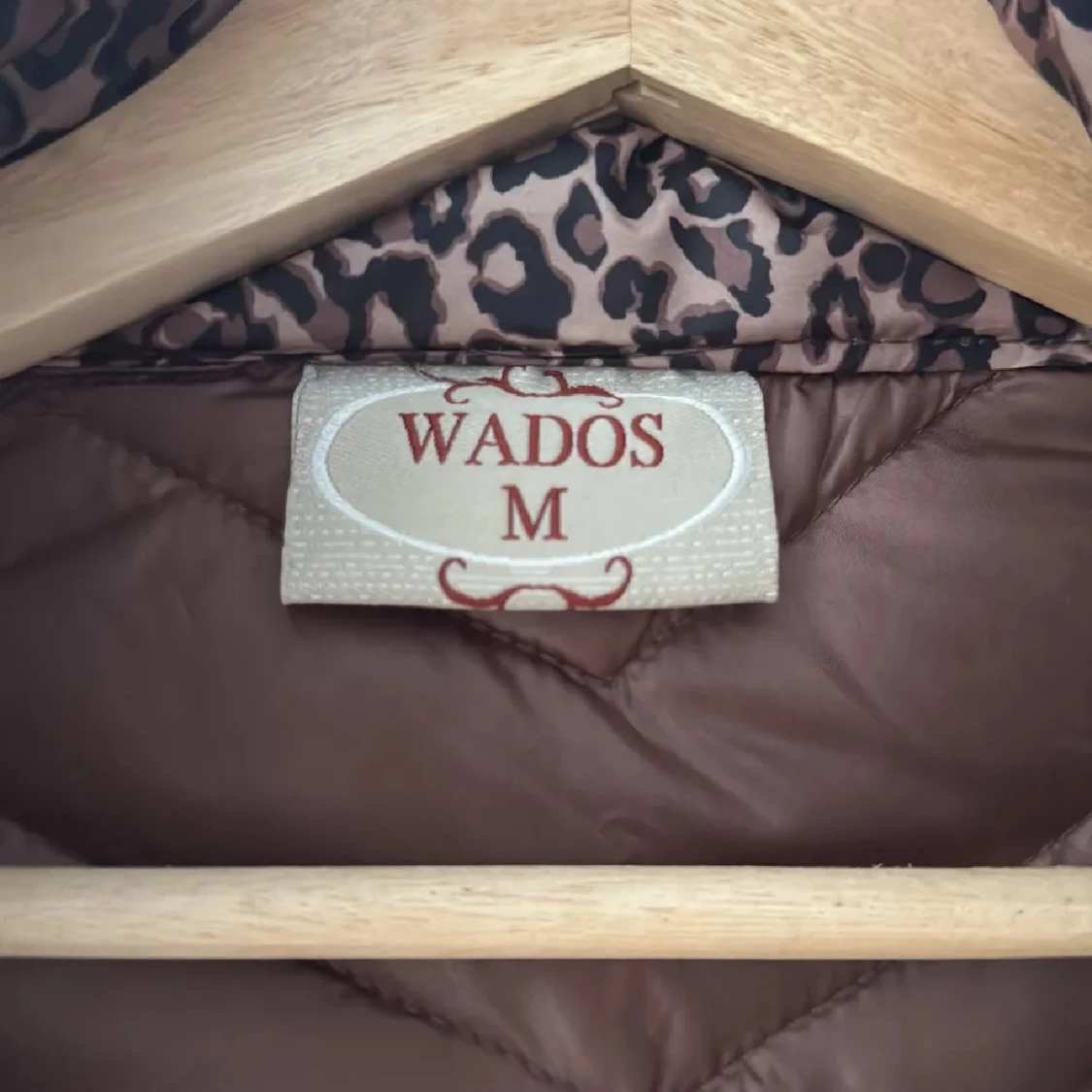 Leopardmönstrad pufferjacka Wados  - 1