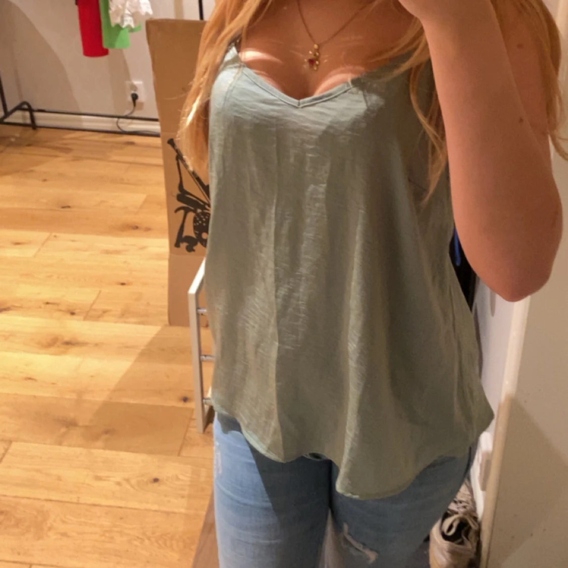 Ljusgrön linnetopp från Amisu - 1