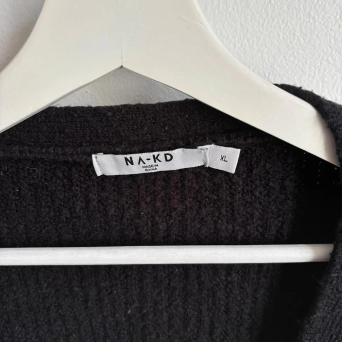 Svart stickad kofta från NA-KD - 2